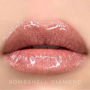 Lipsense Bombshell Diamond NEW Warm Shimmer Nude Neutral Beige Liquid Lipstick